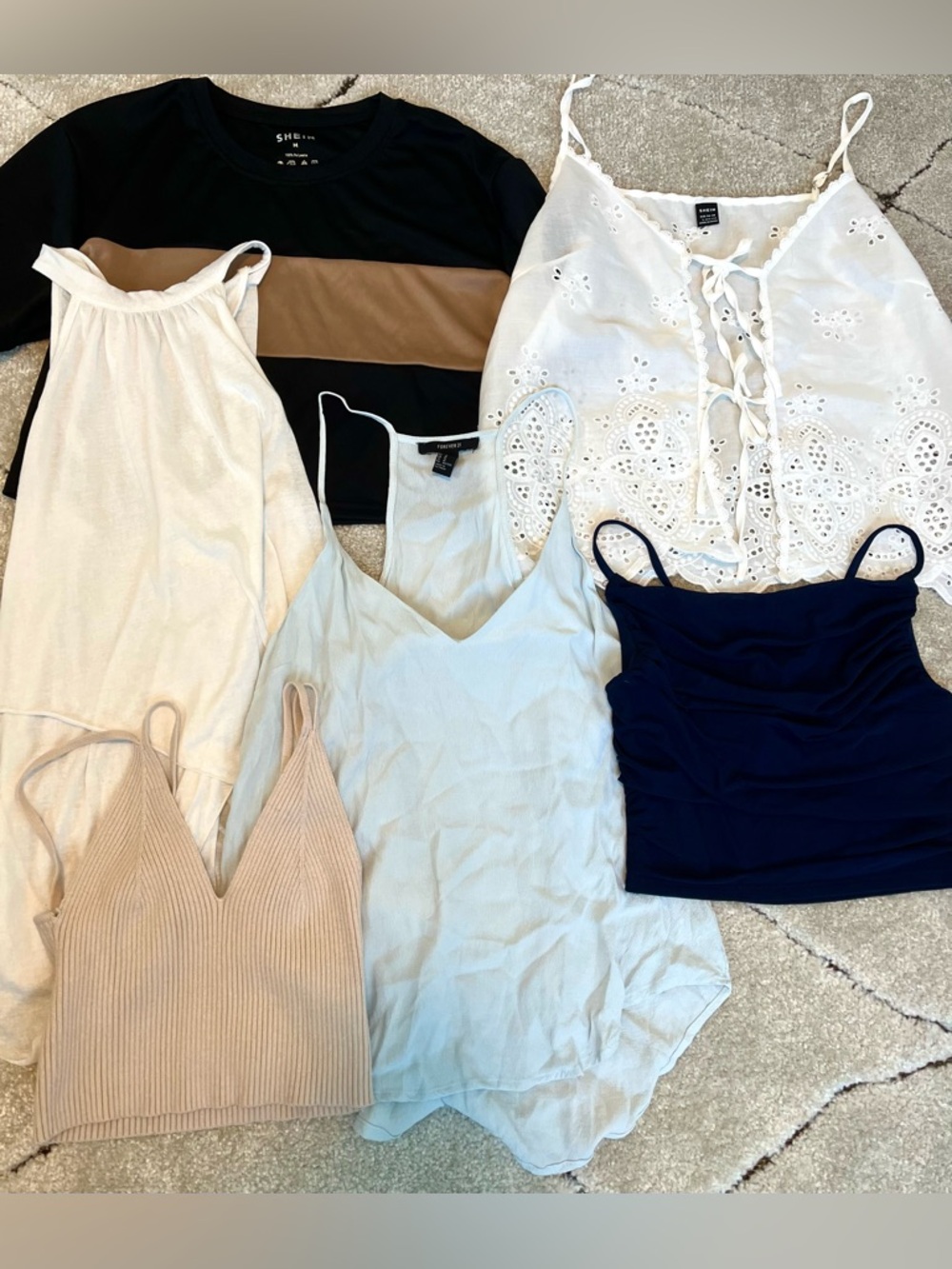 Crop tops and blouse bundle